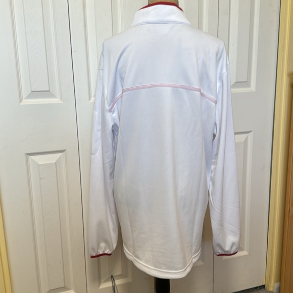 adidas University of Nebraska 3-quarter zip Sideline pullover NWT - Picture 6 of 9